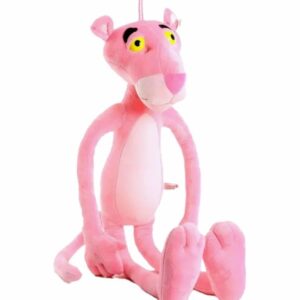 Pantera Cor de Rosa Brinquedo de Pelúcia 70 cm Altura Brincar Decorar Quartos Infantis
